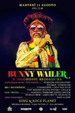Bunny Wailer Events 2015