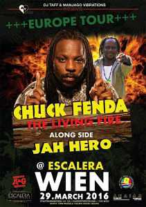 Chuck Fenda + Jah Hero - Wien
