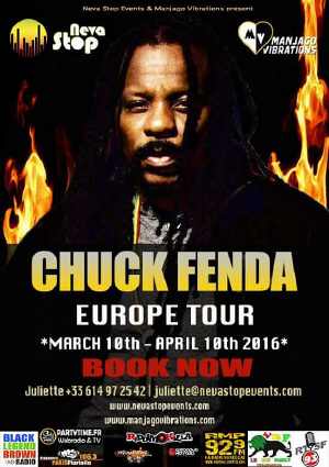 Chuck Fenda - Europe Tour