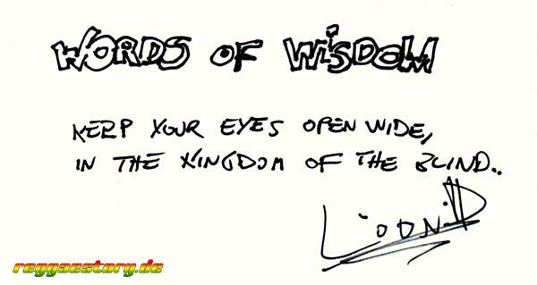 Lion D - Words Of Wisdom - 2025