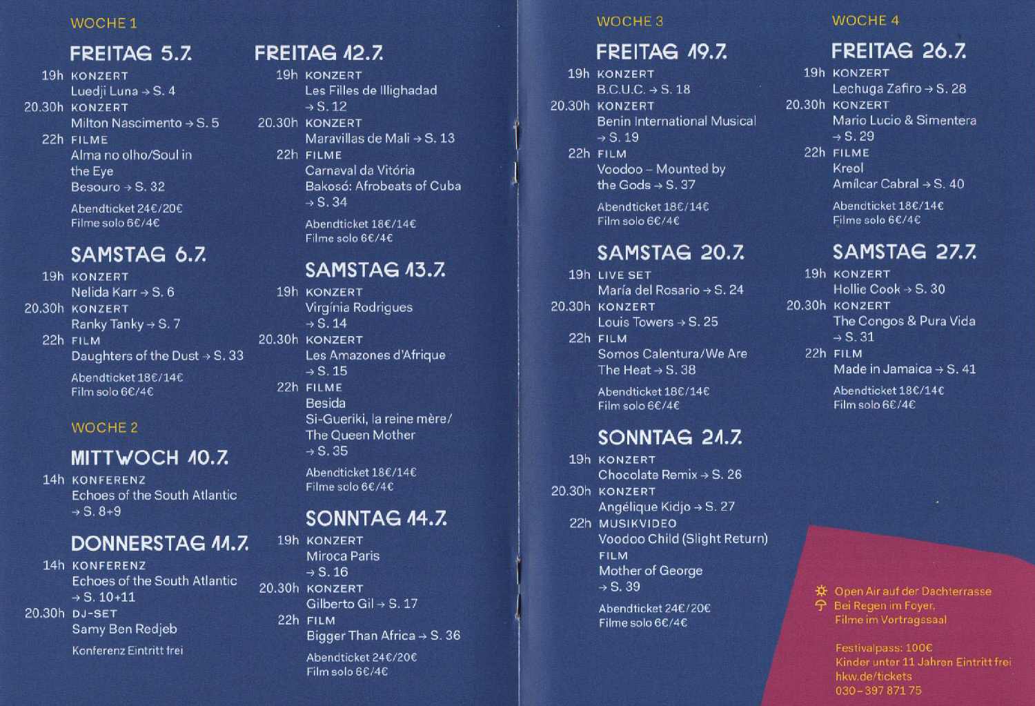 Wassermusik Festival 2019 - Programm