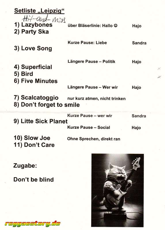 Les Calcatoggios - Setlist - Dynamite Skafestival 2024