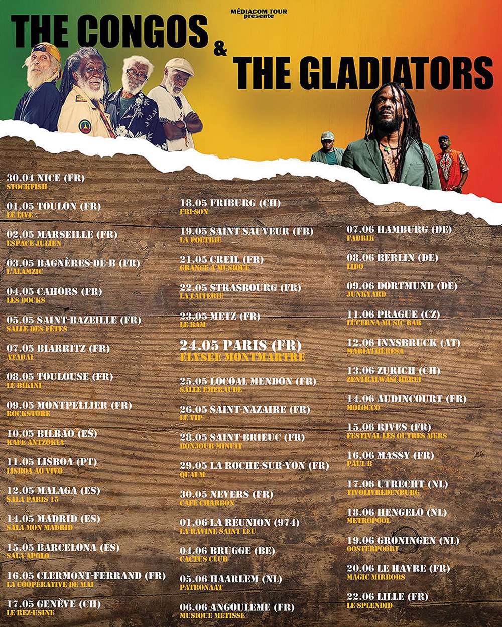 The Gladiators & The Congos - European Tour 2024