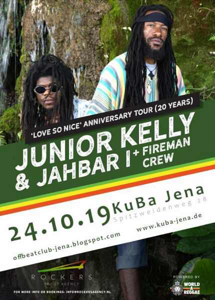Junior Kelly & Jahbar I - Kulturbahnhof Jena