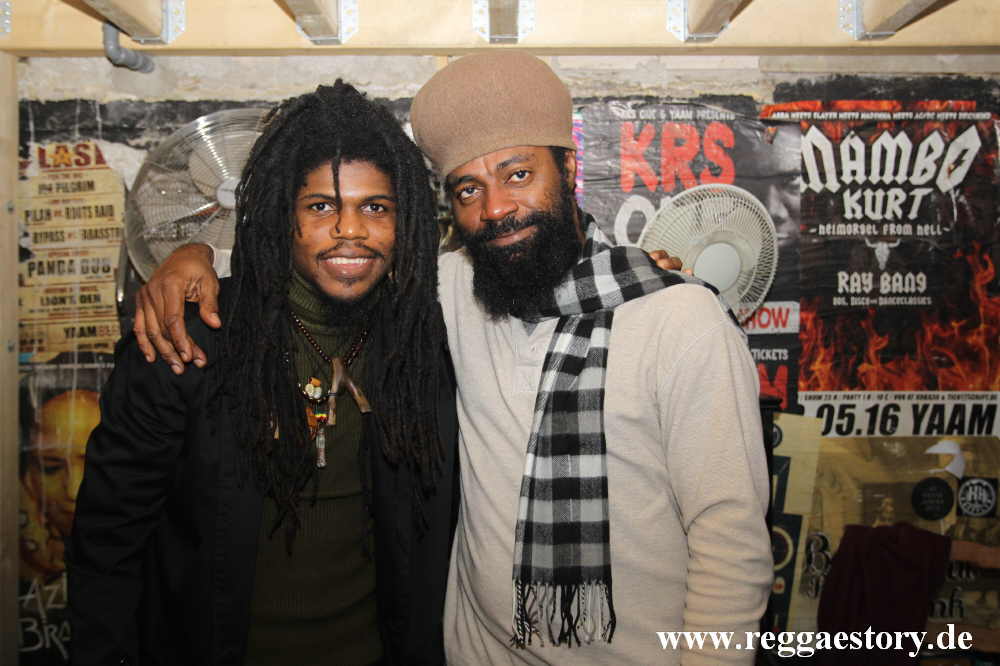 Jahbar I & George Miller - Backstage - YAAM Berlin