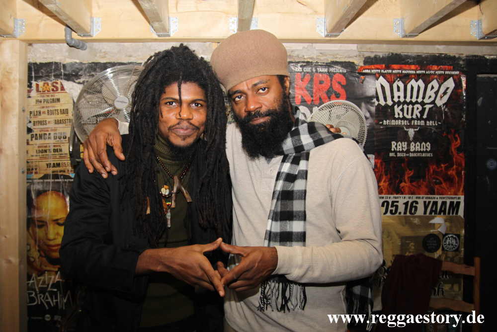Jahbar I & George Miller - Backstage - YAAM Berlin