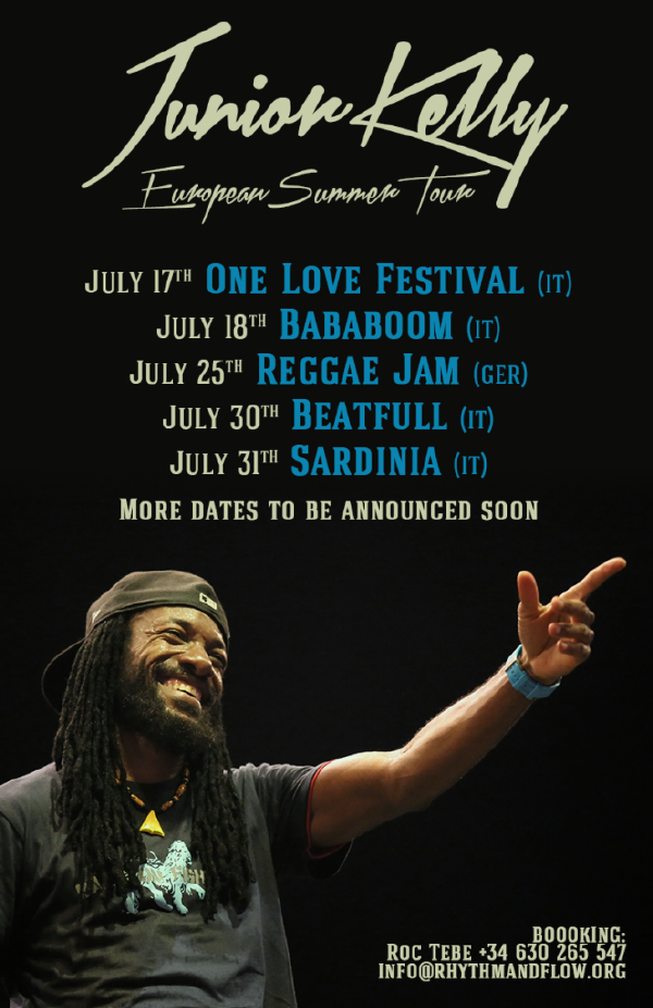 Junior Kelly - European Summer Tour