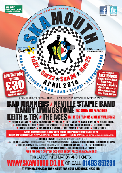 Keith & Tex & The Steadytones beim Skamouth UK - Spring 2016