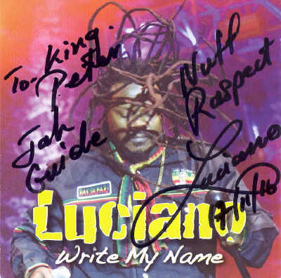 Luciano - Write My Name - Album + DVD 2009