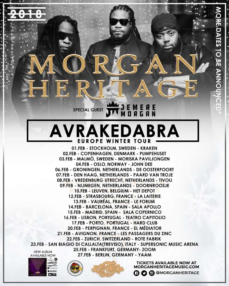 Poster Europe Winter Tour 2018