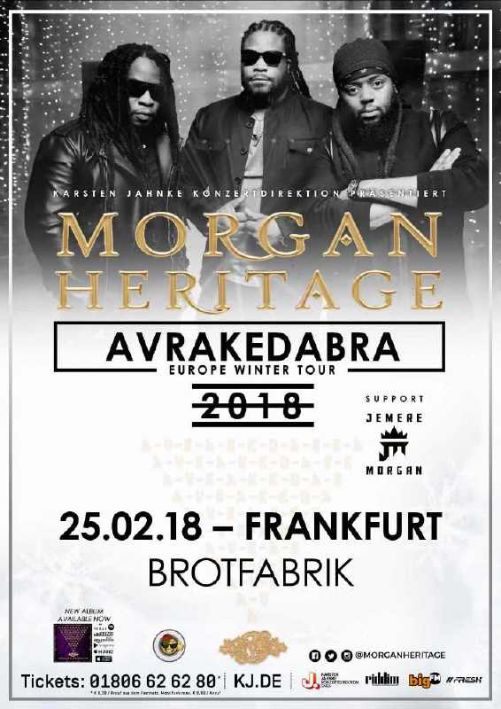 Morgan Heritage - Brotfabrik Frankfurt