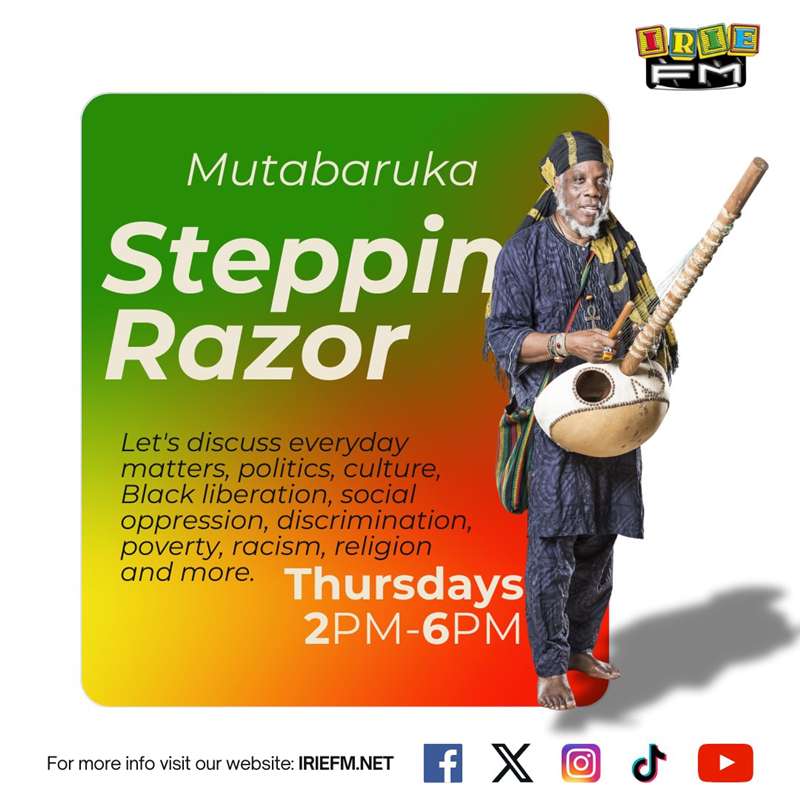 Mutabaruka @ Irie FM - Stepping Razor