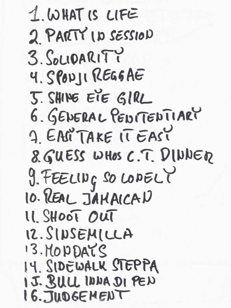 Mykal Rose - Setlist