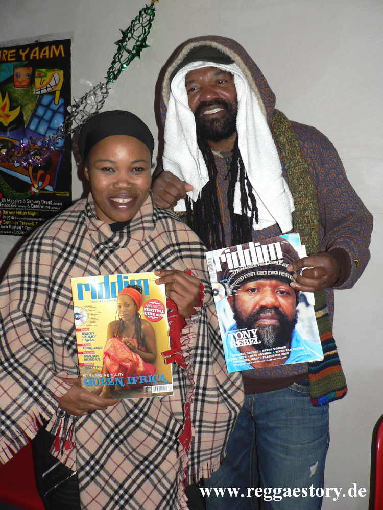 Tony Rebel + Queen Ifrica & Riddim - YAAM Berlin - 04.02.2010