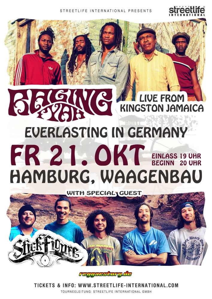 Raging Fyah + Stick Figure - Hamburg