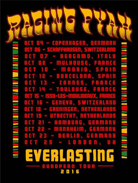 Raging Fyah - Everlasting European Tour 2016