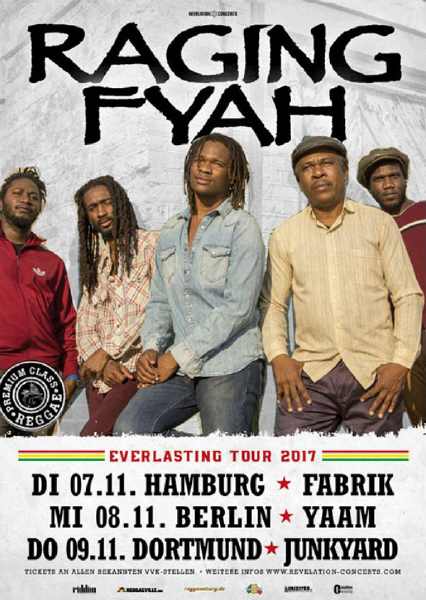 Raging Fyah - Germany Tour 2017