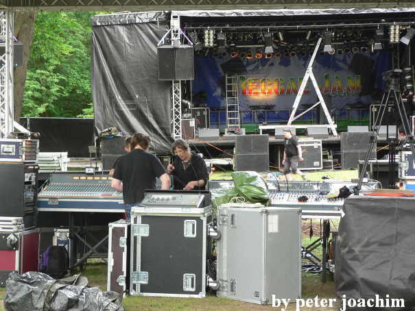Festivalgel&auml;nde vor der Er&ouml;ffnung
