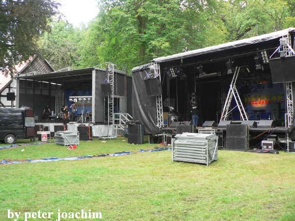 Festivalgel&auml;nde vor der Er&ouml;ffnung