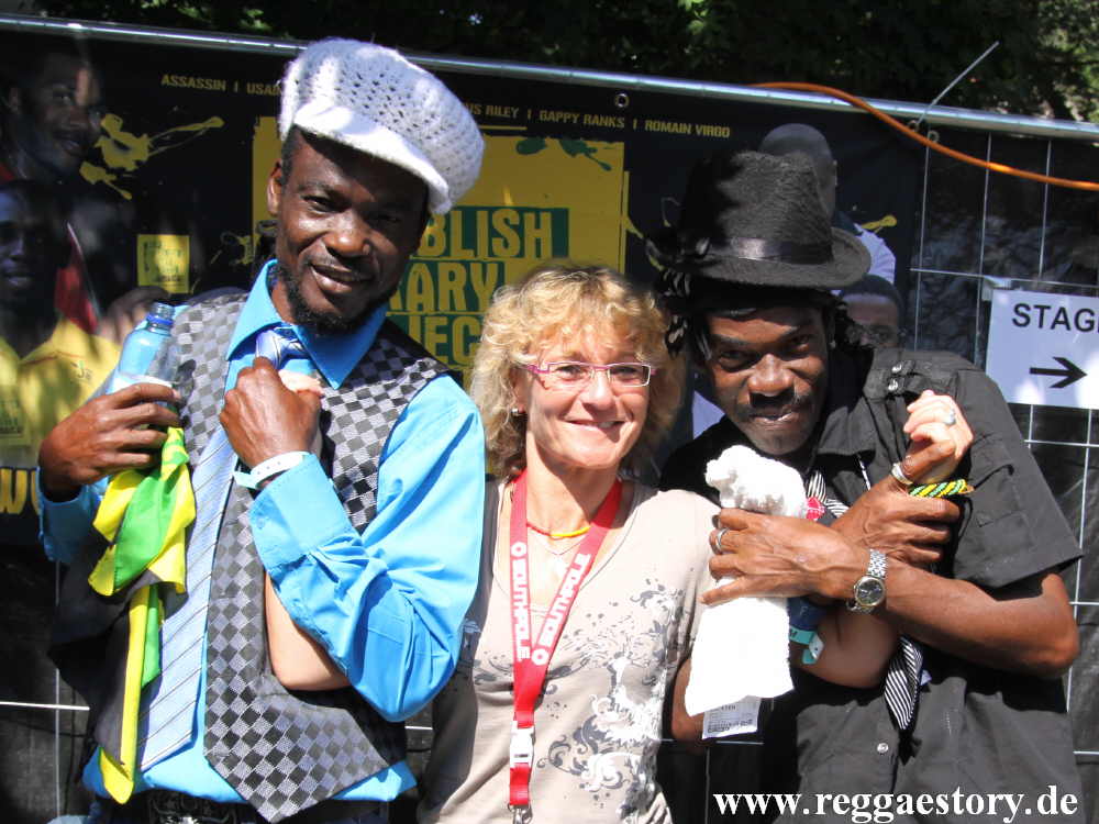 Meeks & Meeks - Backstage - Reggae Jam 2012