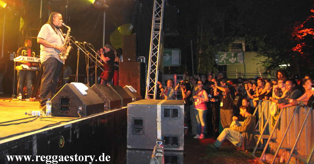 Dean Fraser - Reggae Jam 2012