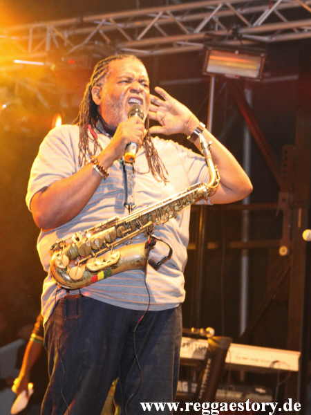 Dean Fraser - Reggae Jam 2012