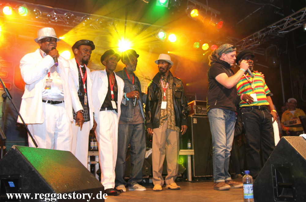 Silvertones & Jays & Johnny Osbourne - Reggae Jam 2012