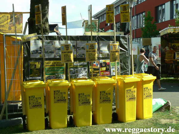 Reggae Jam 2012 - Bechertonnen am Start