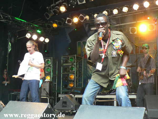 Black Dillinger bei Ganjaman - Reggae Jam 2012