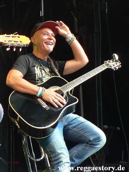 Rudy Valentino bei Ray Darwin - Reggae Jam 2012