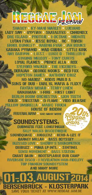 Reggae Jam 2014