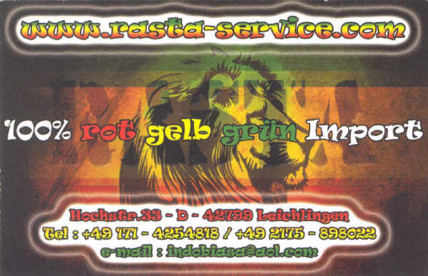 Reggae Jam 2015 - rot-gelb-gr&uuml;n Import