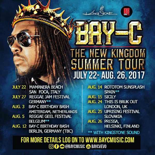 Bay-C - The New Kingdom Summer Tour 2017