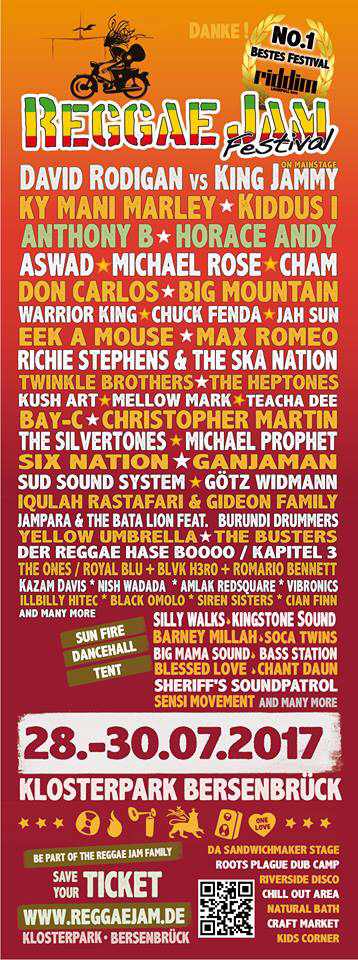 Reggae Jam 2017
