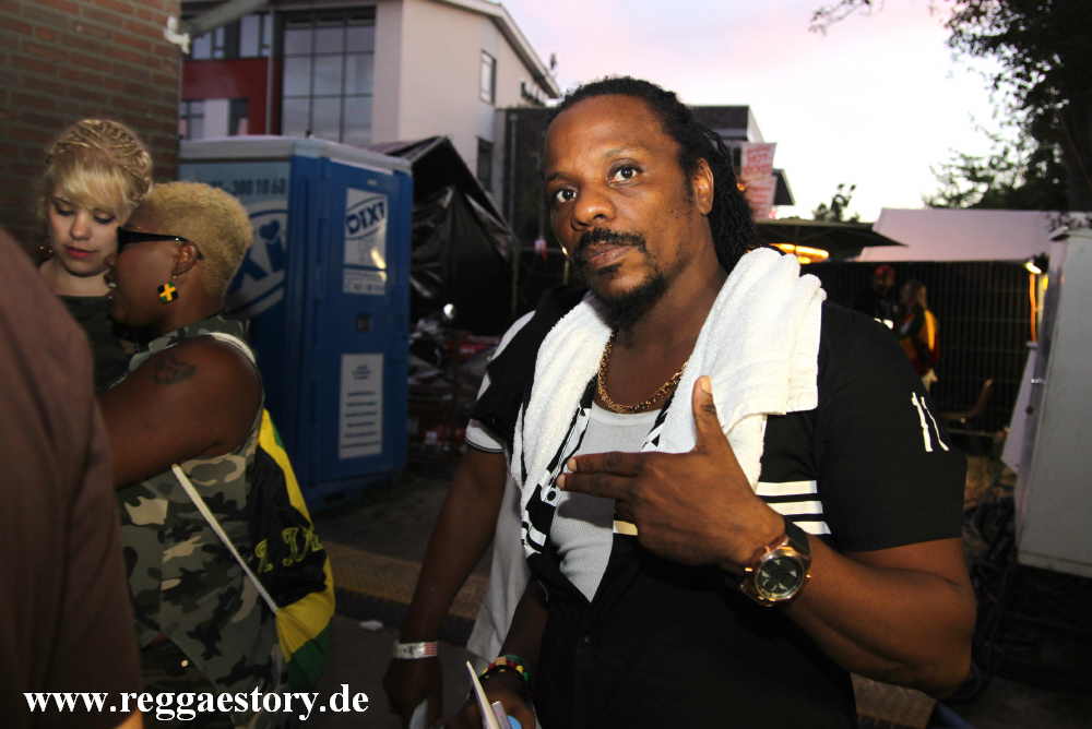 Chuck Fenda - Backstage - Reggae Jam 2017
