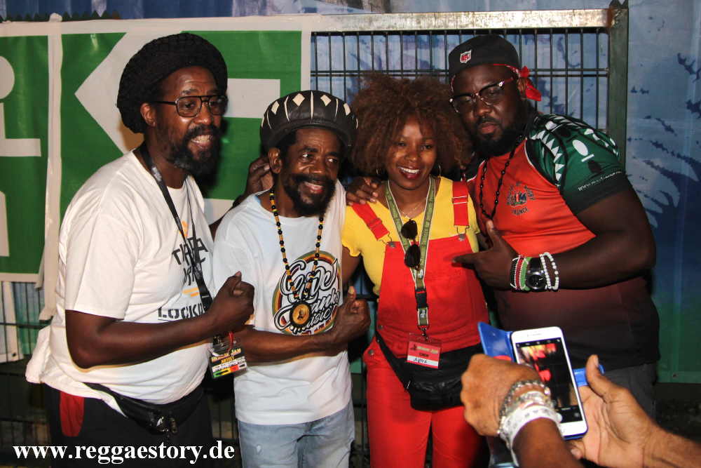 Cocoa Tea & Black Steel - Backstage - Reggae Jam 2018