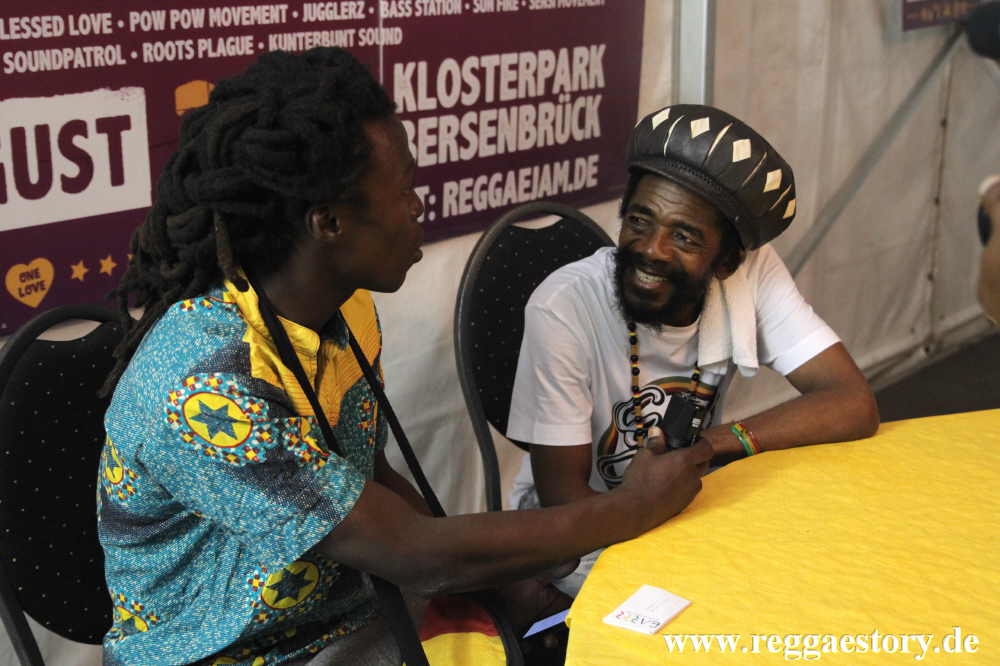 Cocoa Tea - Backstage - Reggae Jam 2018