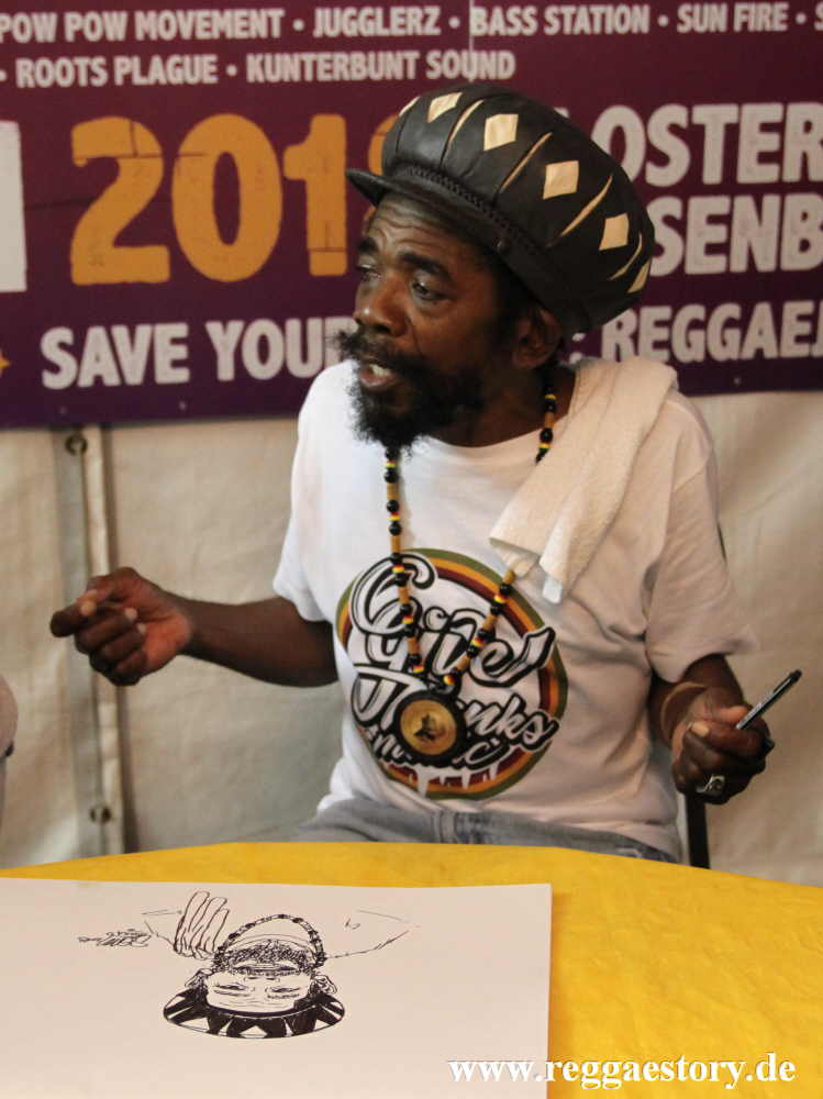 Cocoa Tea - Backstage - Reggae Jam 2018