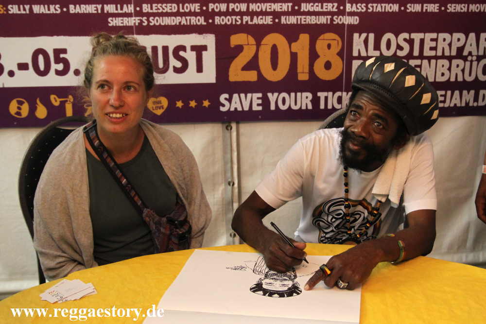 Cocoa Tea - Backstage - Reggae Jam 2018