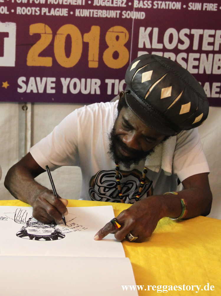 Cocoa Tea - Backstage - Reggae Jam 2018