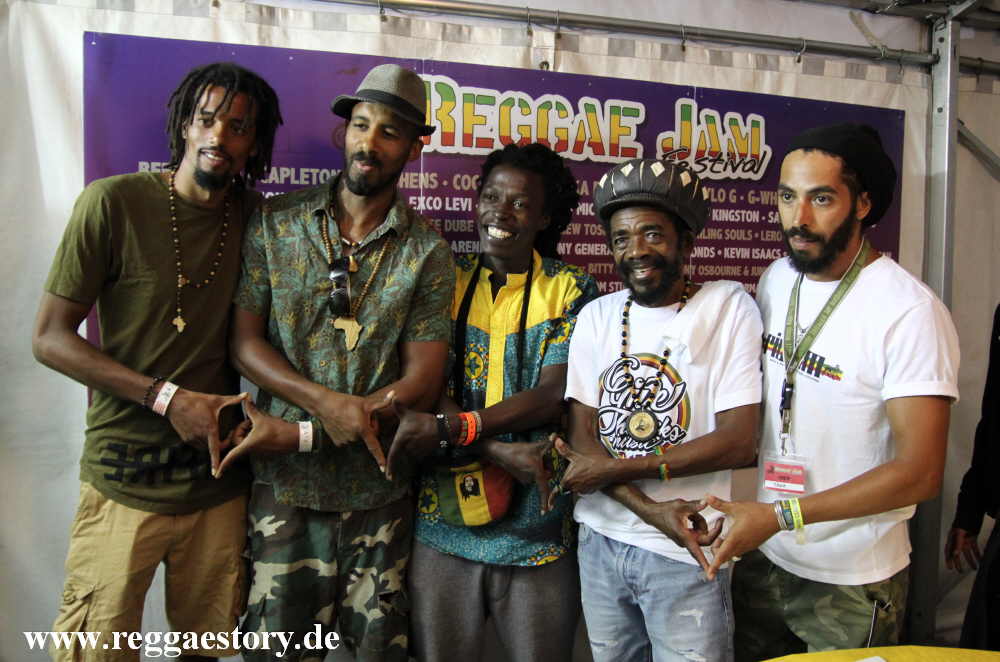 Cocoa Tea - Backstage - Reggae Jam 2018