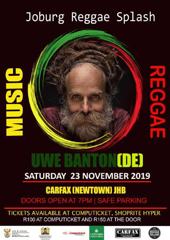 Uwe Banton - Joburg Reggae Splash 2019