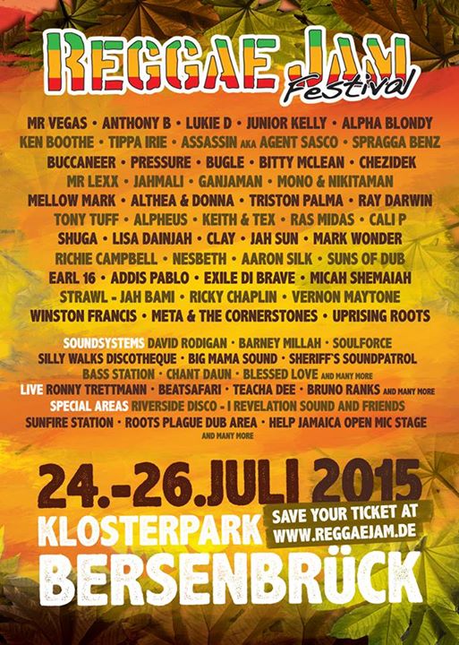 Reggae Jam 2015