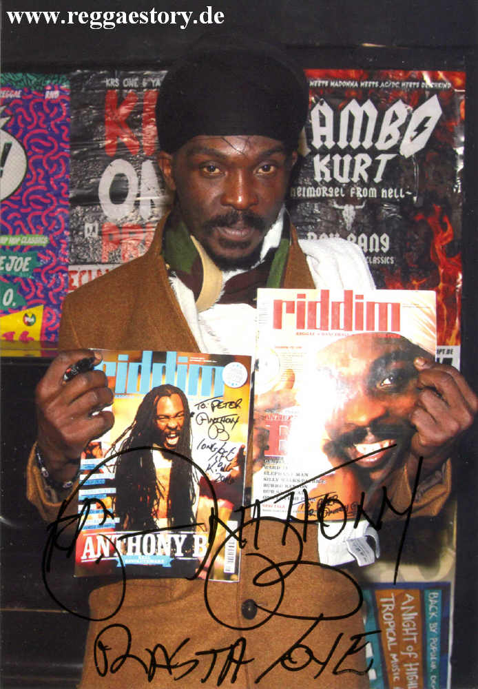 Anthony B & Riddim Magazine