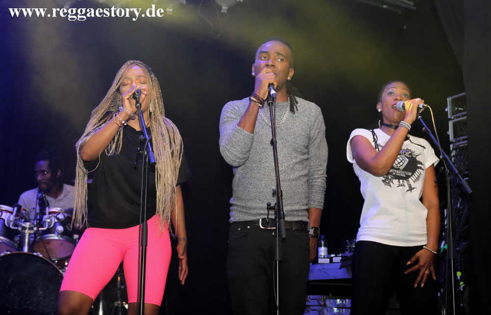 Sandy Smith, Tamara and Kemar Williams