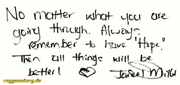 Janeel Mills - Words of wisdom