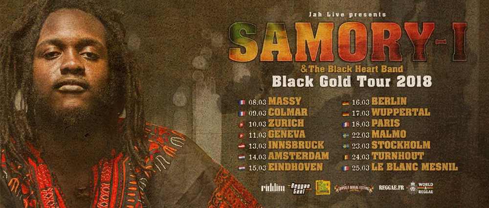 Samory I - Black Gold - Europe Tour 2018