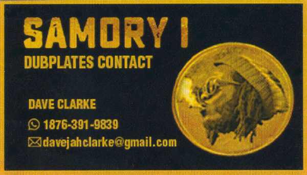Samory I - Dubplate Contact