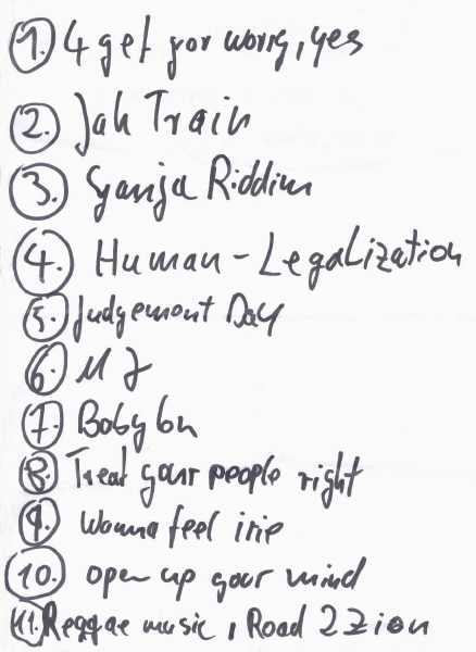 Sattatree Setlist