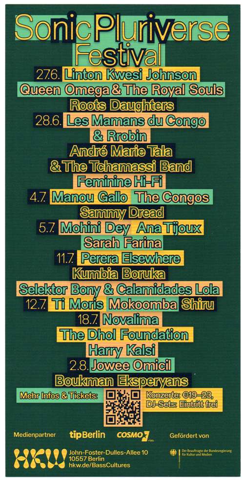 Sonic Pluriverse Festival - Programm 2025